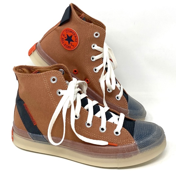 Converse Shoes - Converse CTAS Hi Brown Black High Top Women's Canvas Skate Sneakers Size A02128C